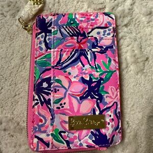 Lilly Pulitzer Card Holder Coin Purse Wallet